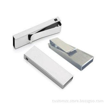 OEM Tie Clip Mini USB Flash Drive High Speed with a USB int